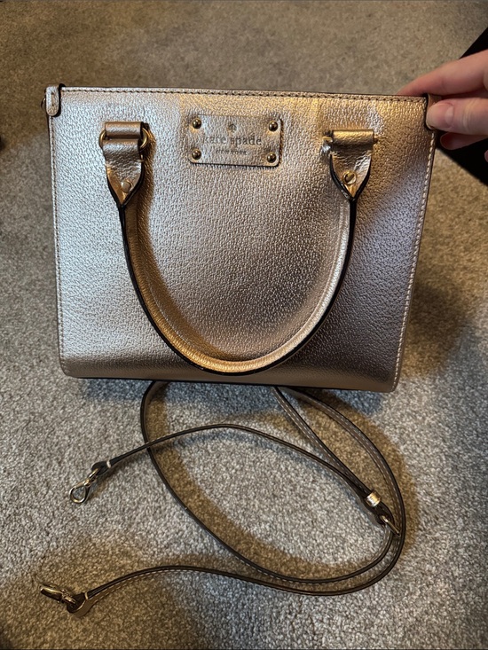 kate spade Handbags - kate spade Metallic rose Gold Small Satchel